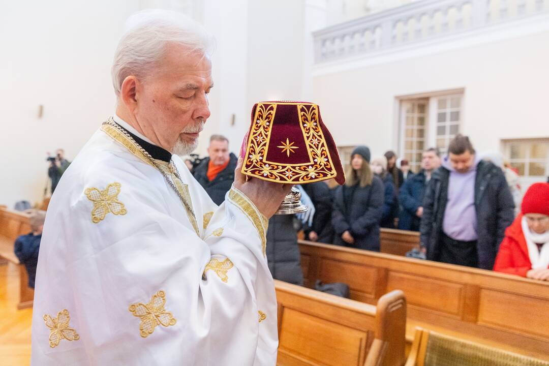 Vilniuje pirmąsias mišias laikė Konstantinopolio egzarchas