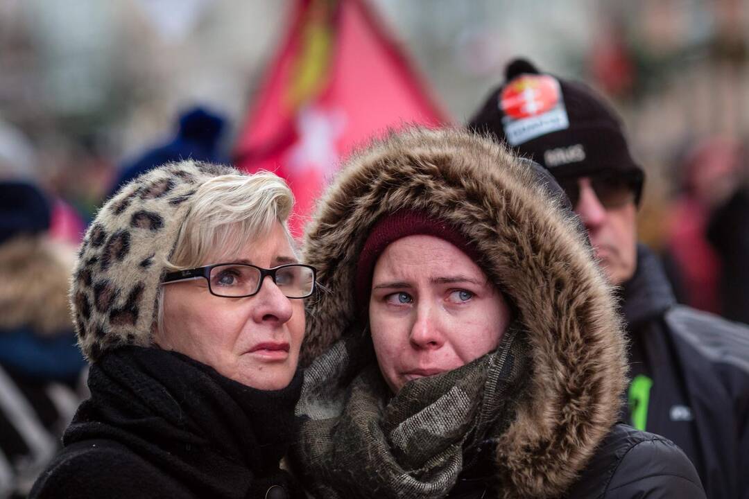 Nužudyto Gdansko mero laidotuvės