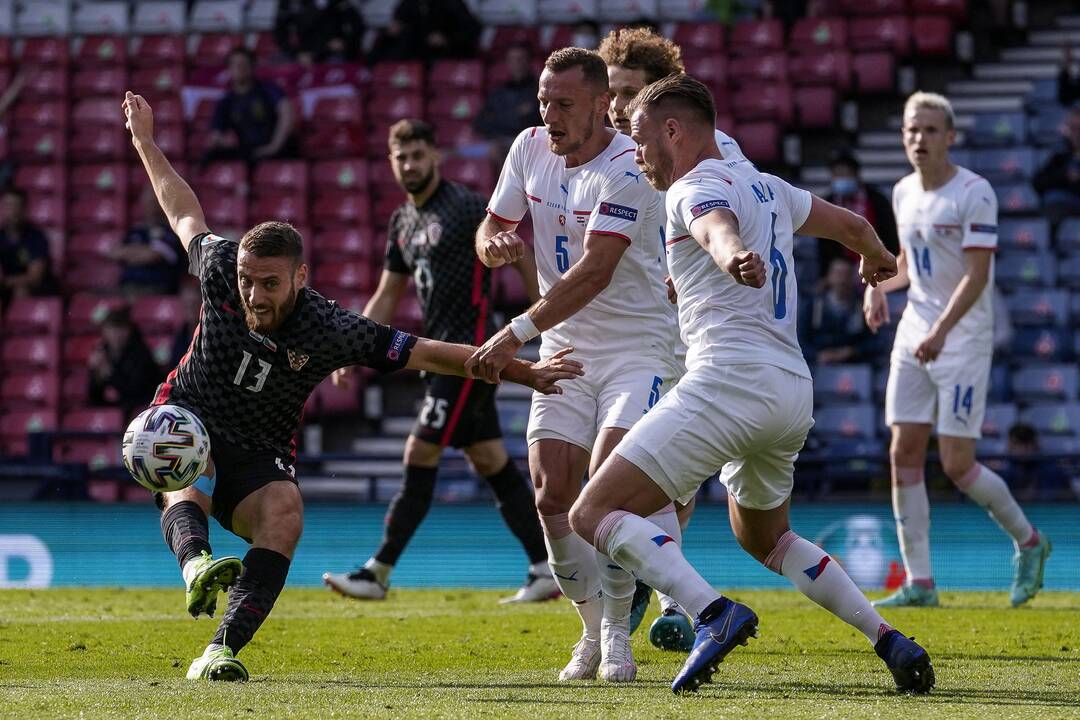 Europos futbolo čempionatas: Kroatija–Čekija 1:1