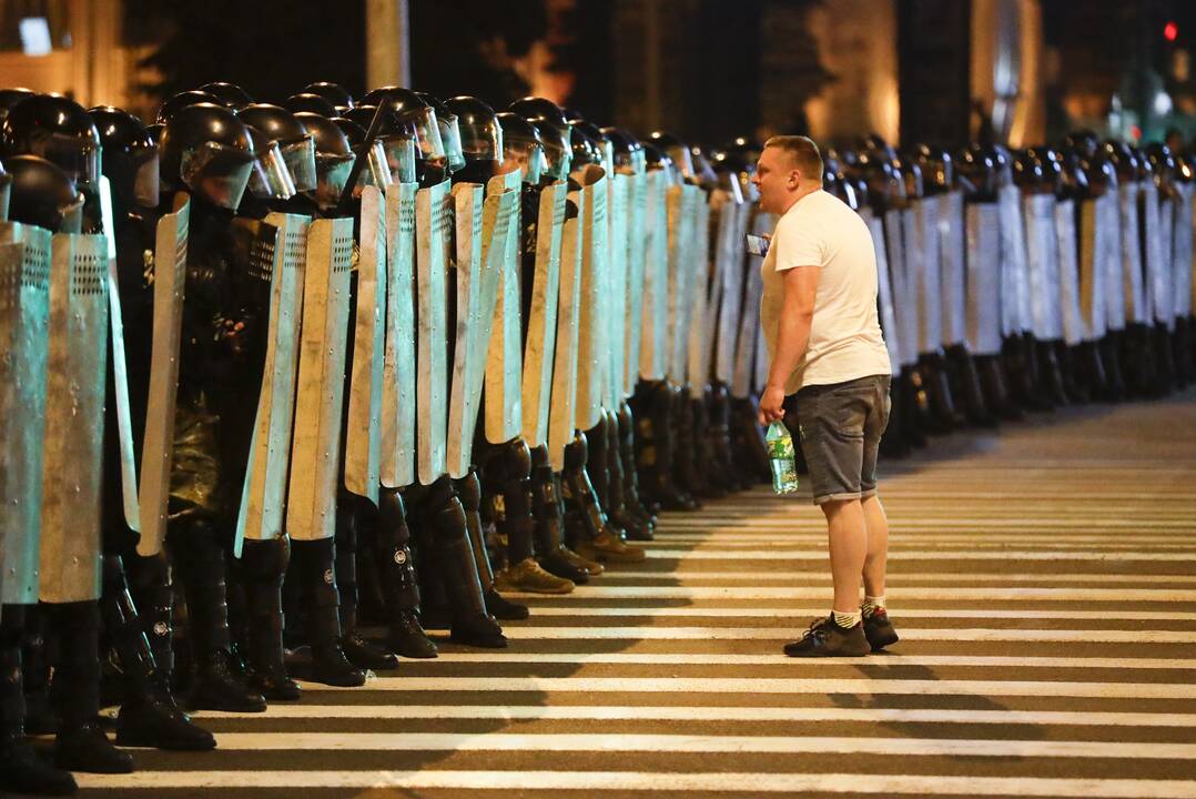 Protestai po rinkimų Baltarusijoje