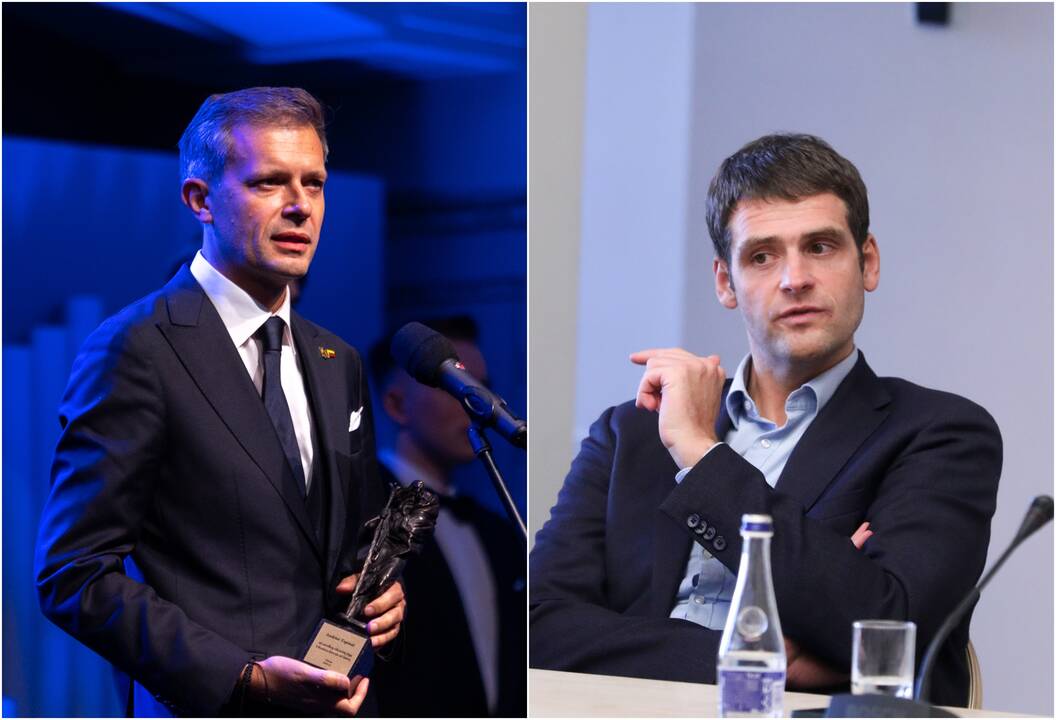 Iš kairės: Andrius Tapinas ir Remigijus Žemaitaitis