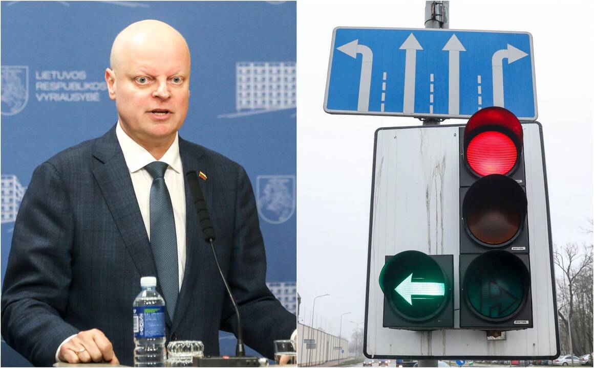Premjeras apie žaliųjų rodyklių grąžinimą: tai blogas pavyzdys teisėkūros prasme