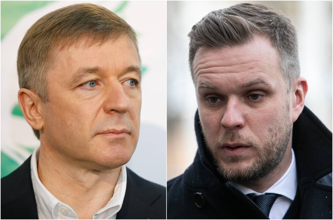 Ramūnas Karbauskis ir Gabrielius Landsbergis