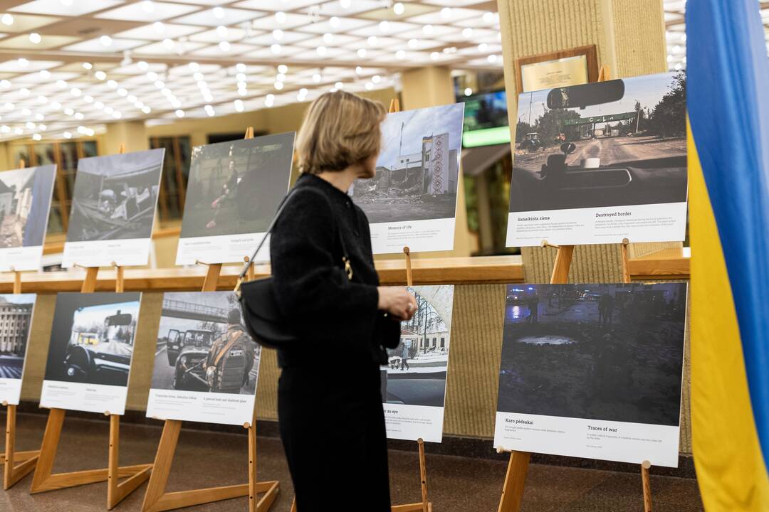 Seime paminėtos trečiosios karo Ukrainoje metinės