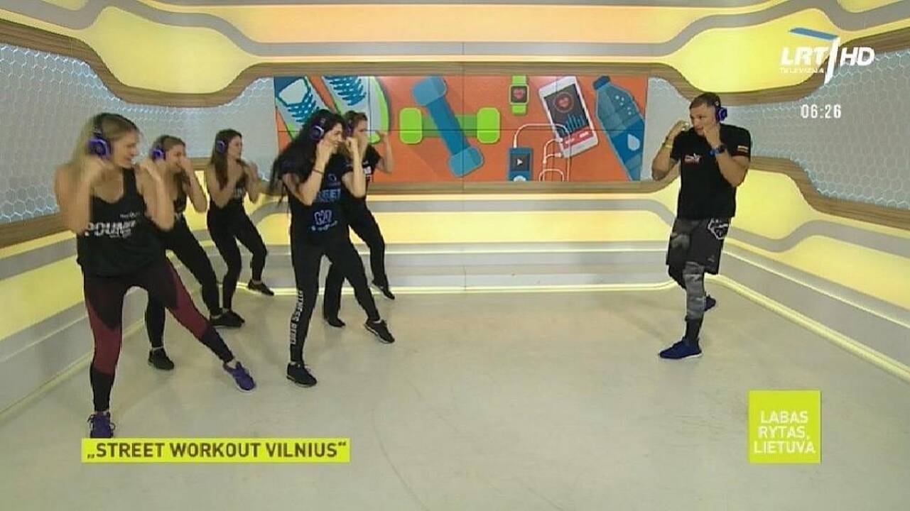 Pirmąkart Lietuvoje – muzikinės treniruotės „Street Workout Vilnius“