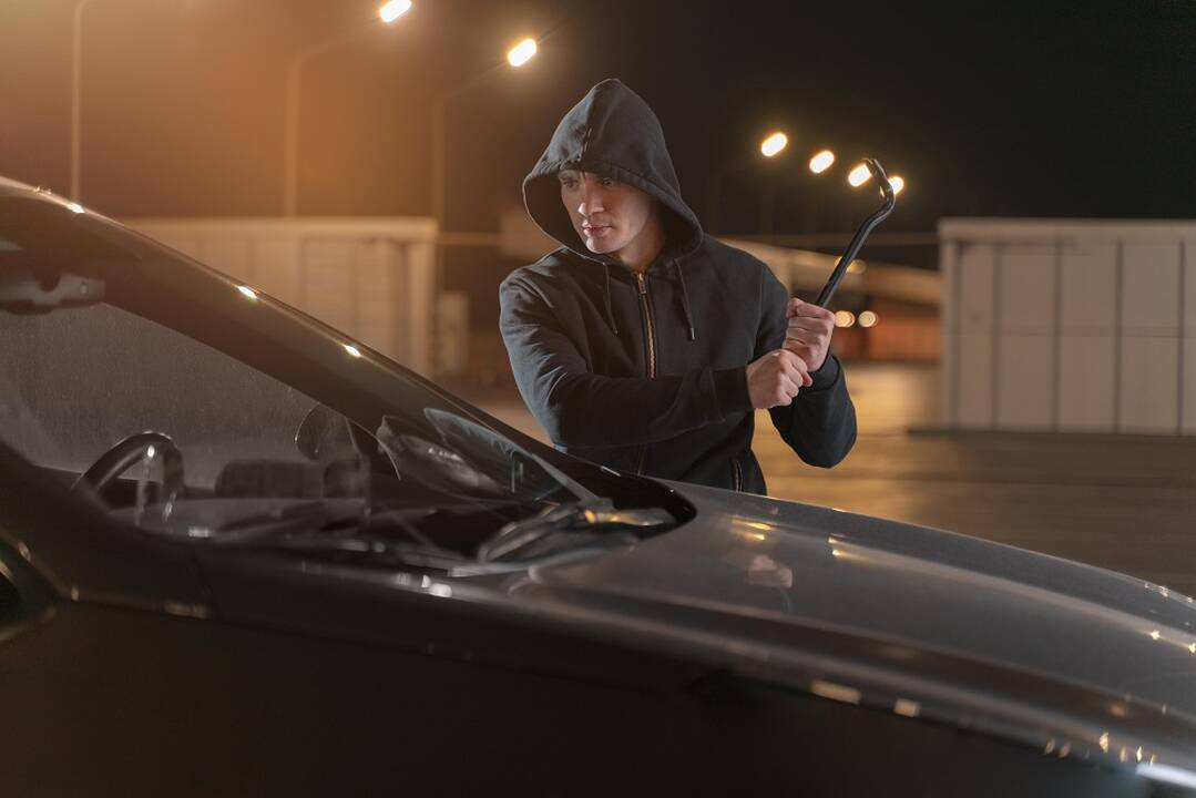 Panevėžyje naktį buvo niokojami automobiliai