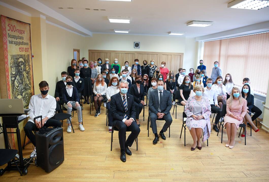 G. Nausėda Mokslo ir žinių dienos renginiuose