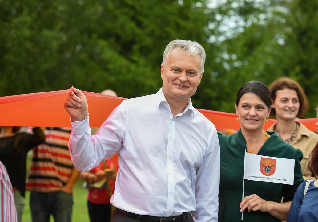 G. Nausėda Joniškėlio respublikos šimtmečio šventėje