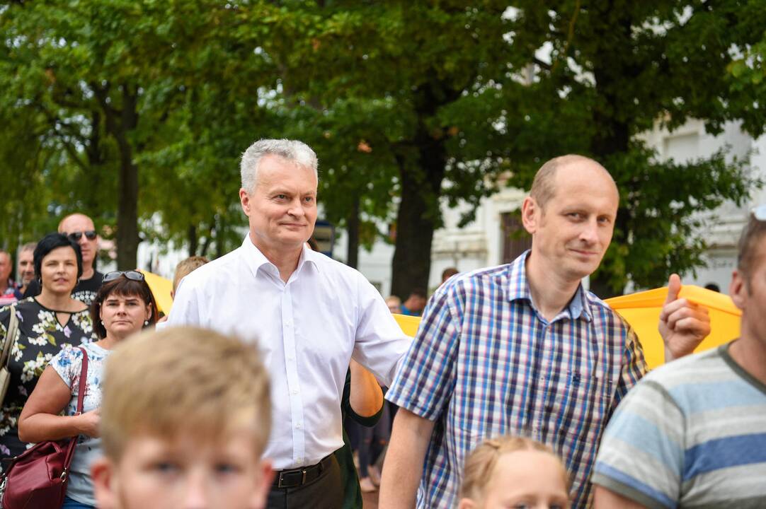 G. Nausėda Joniškėlio respublikos šimtmečio šventėje