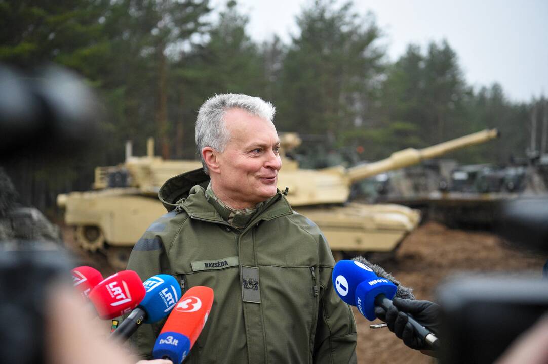 Prezidentas lankėsi Pabradės poligone