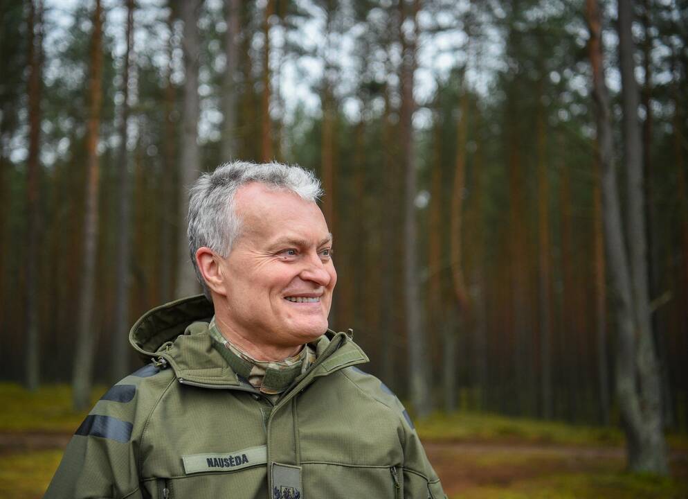 Prezidentas lankėsi Pabradės poligone