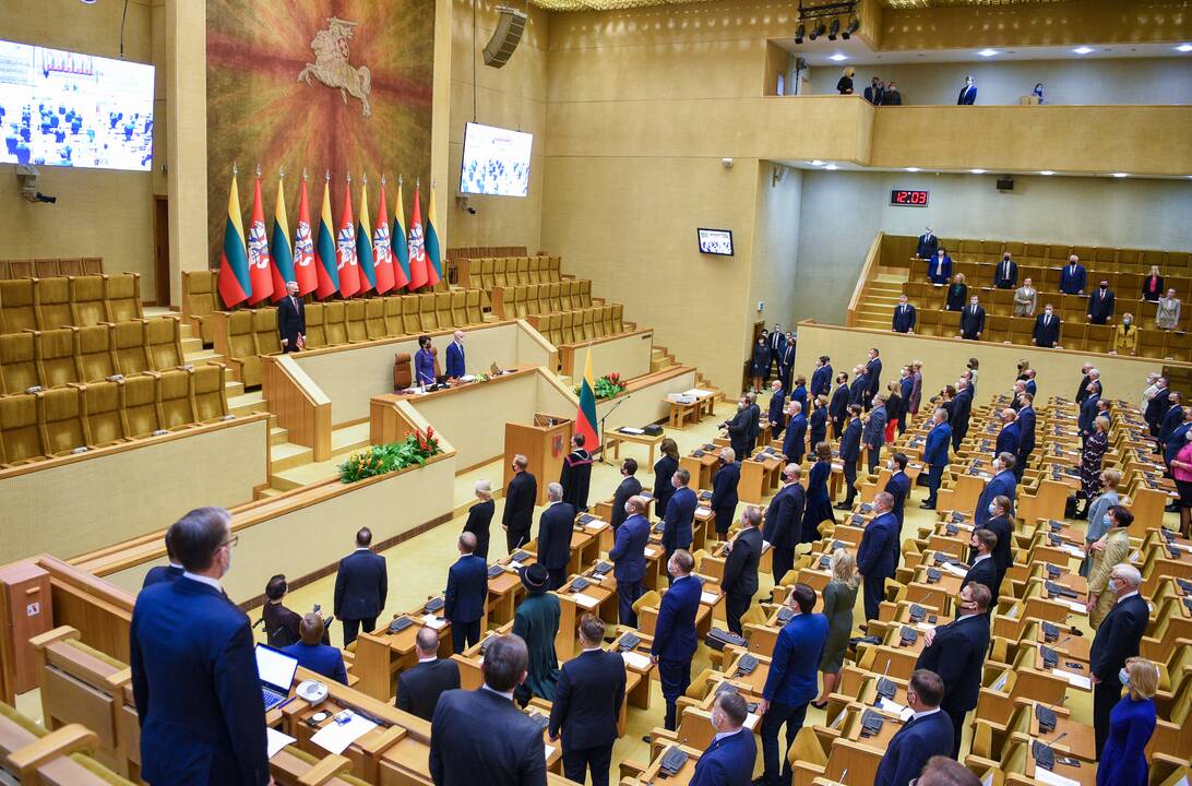2020–2024 metų kadencijos Seimas pradėjo darbą