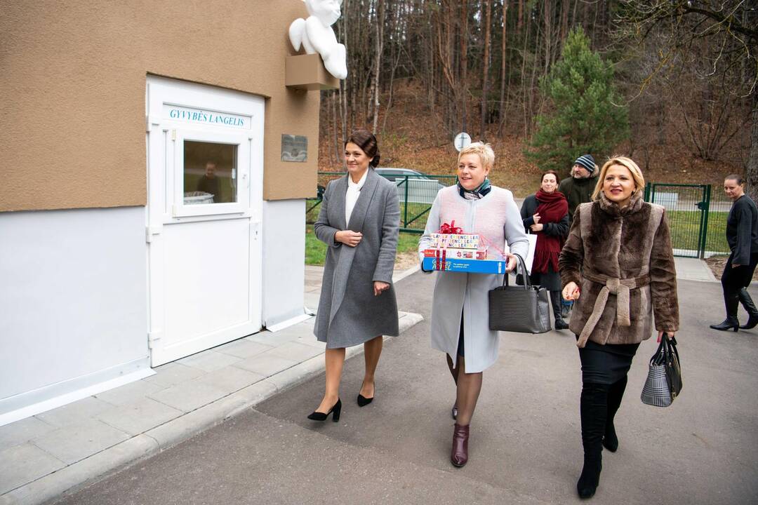 D. Nausėdienė lankėsi „Šeimos slėnyje“