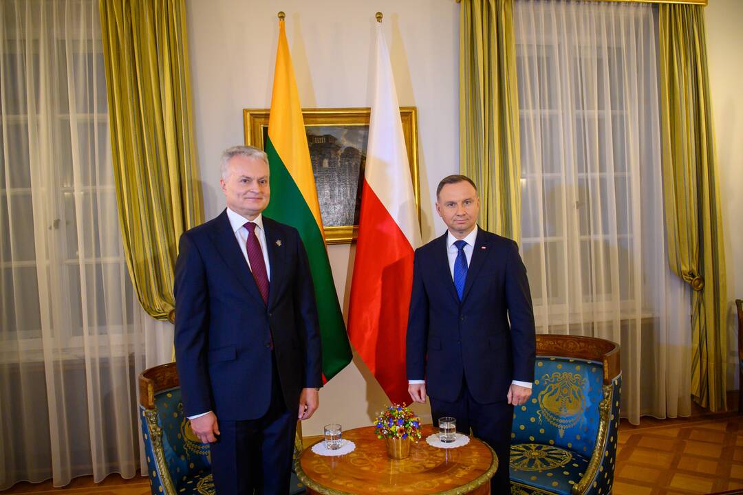 Gitanas Nausėda ir Andrzejus Duda