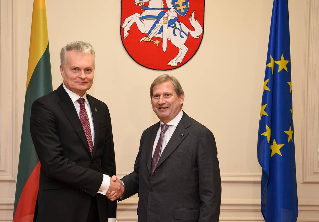 Gitanas Nausėda ir Johannesas Hahnas
