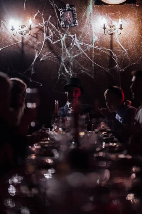 Šiurpą kelianti vakarienė „Haunted Dinner“