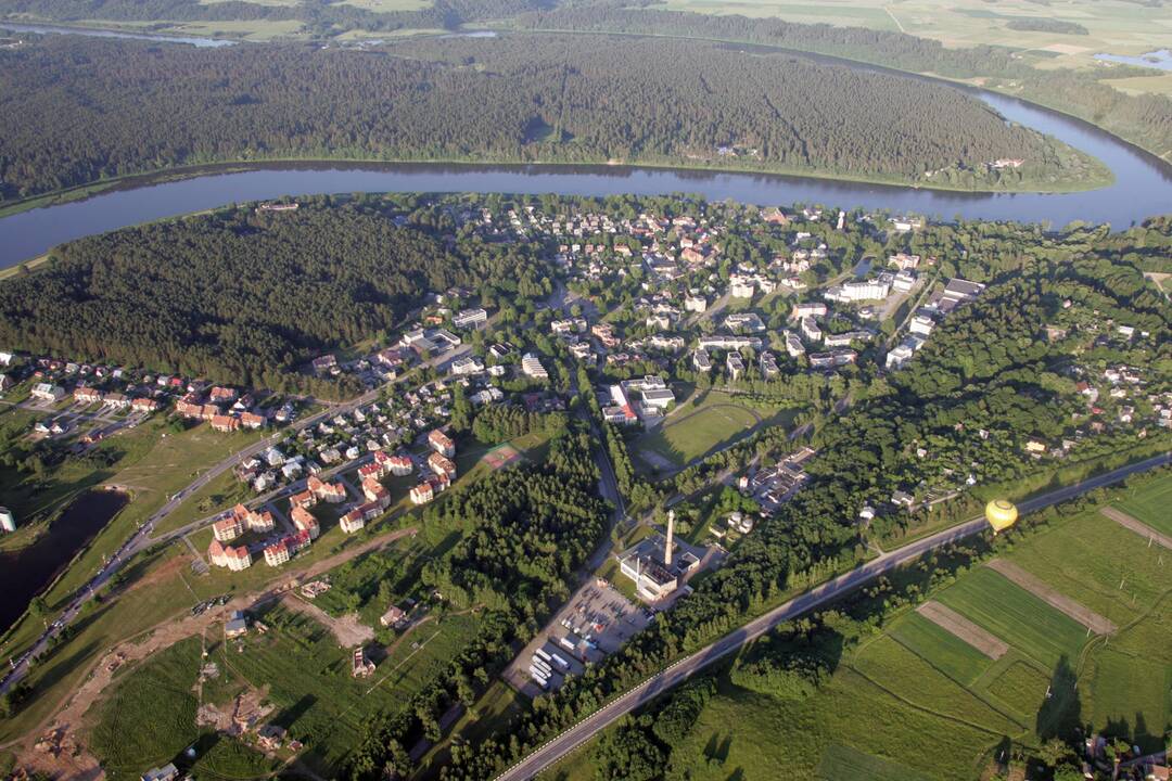 Nemuno kilpa ties Birštonu