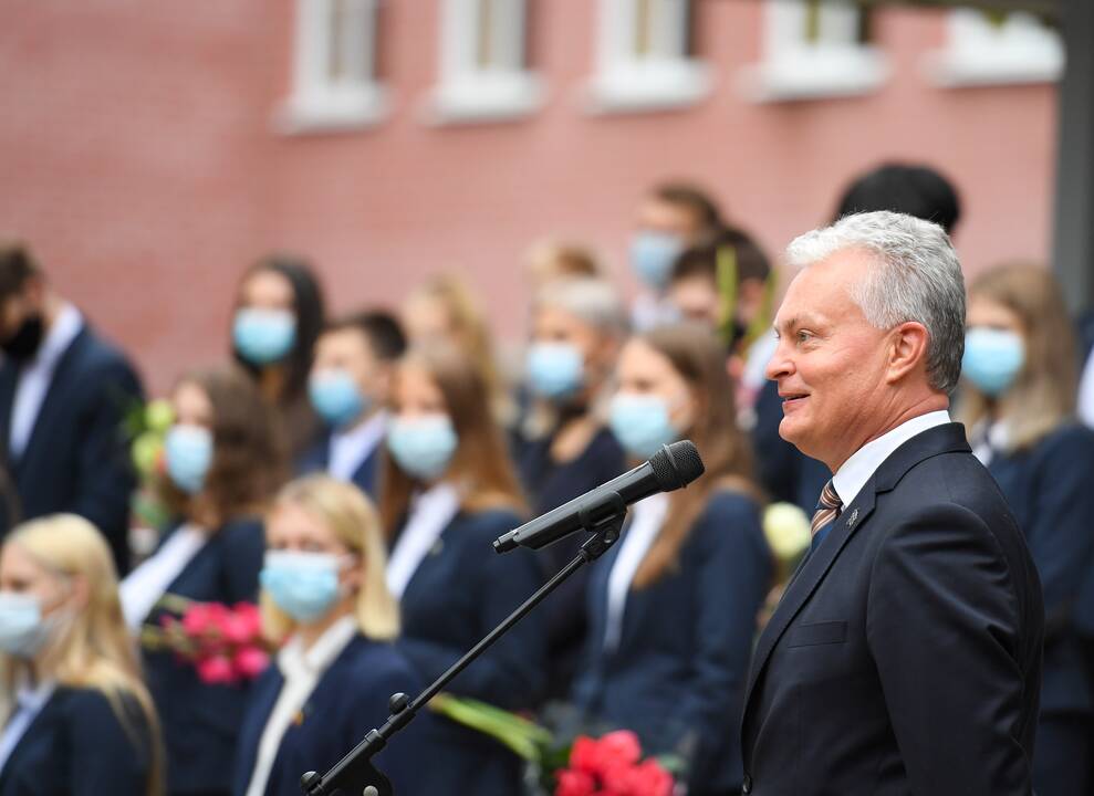 G. Nausėda Mokslo ir žinių dienos renginiuose