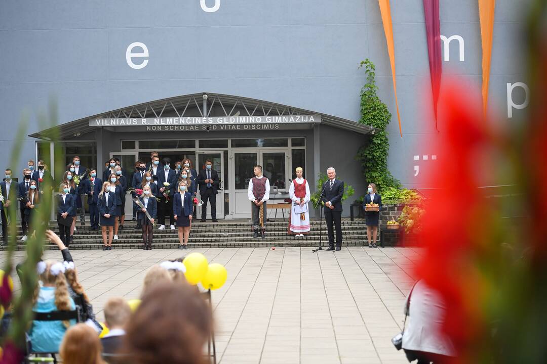 G. Nausėda Mokslo ir žinių dienos renginiuose