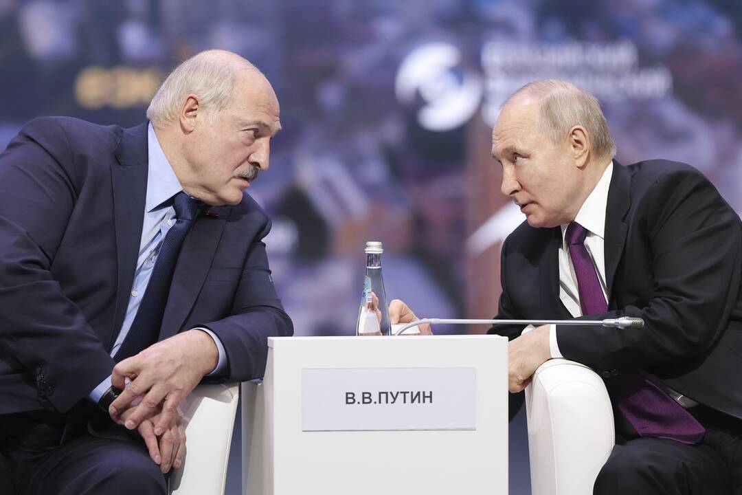 Aliaksandras Lukašenka ir Vladimiras Putinas