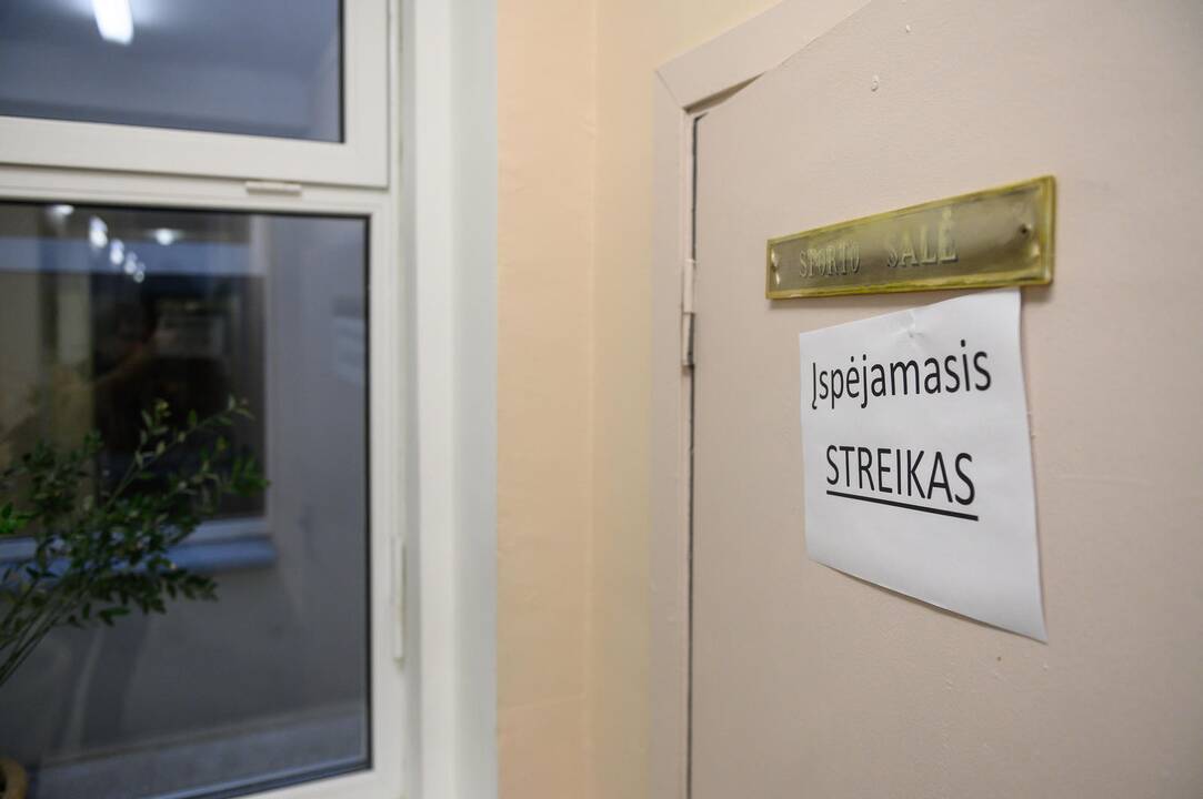 Mokytojų streikas Pilaitės gimnazijoje
