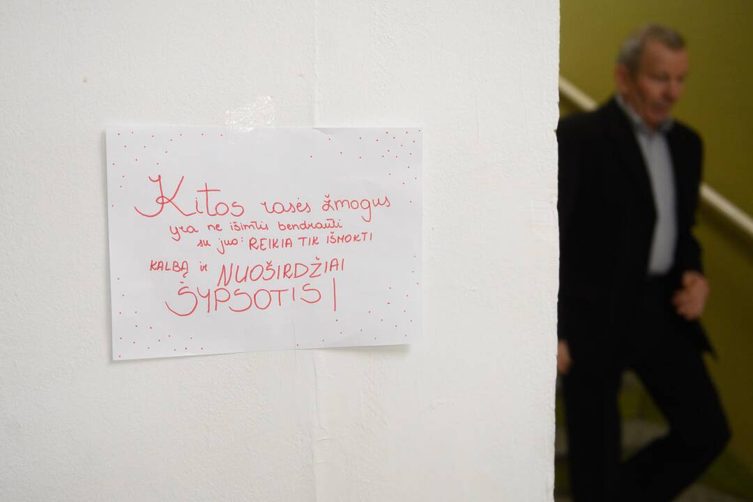 Mokytojų streikas Pilaitės gimnazijoje