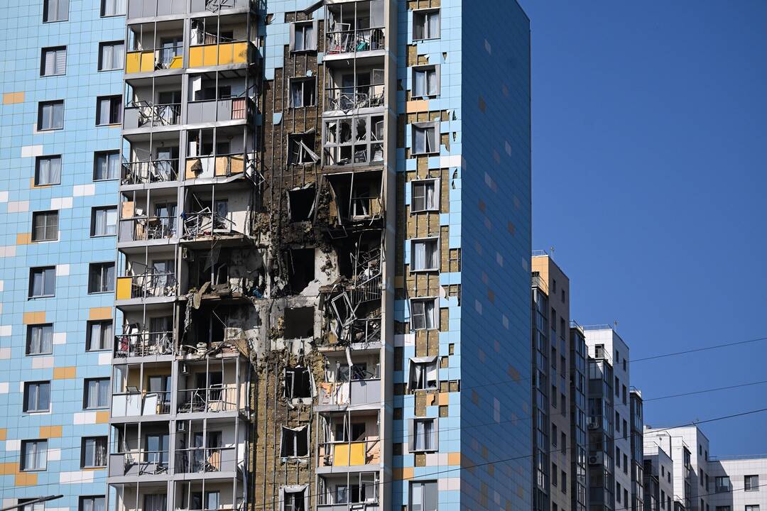 Rusija teigia numušusi daugiau kaip 100 Ukrainos dronų