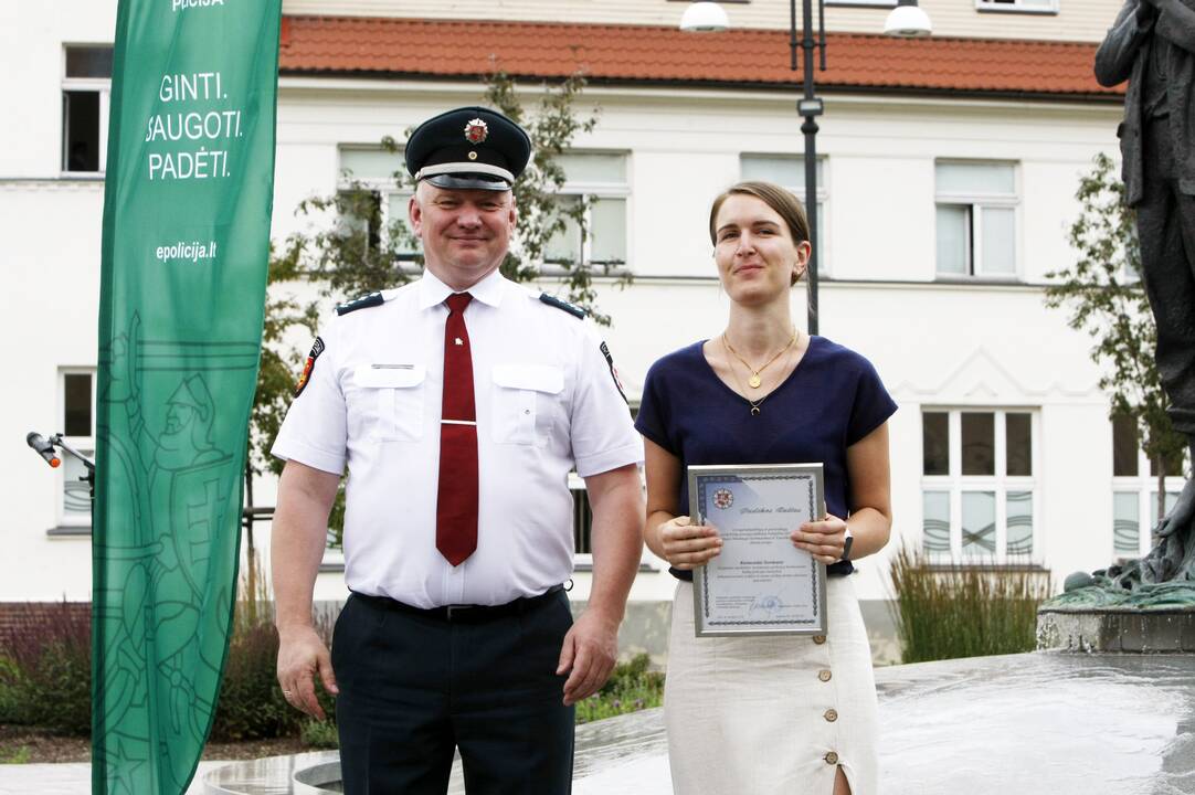 Apdovanoti Klaipėdos pareigūnai