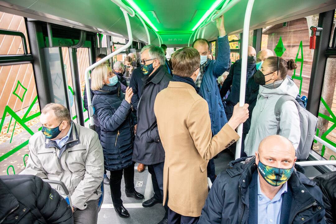 Kauno gatves išbando naujasis elektrinis autobusas