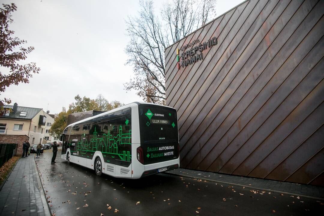 Kauno gatves išbando naujasis elektrinis autobusas