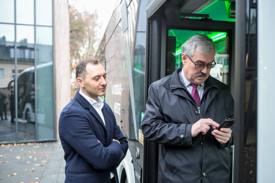 Kauno gatves išbando naujasis elektrinis autobusas