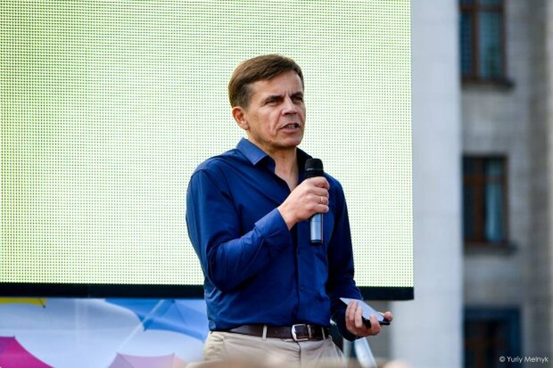 Ūpas: Žytomyro meras S.Suchomlinas ironizavo, kad okupantai sugeba didvyriškai kovoti su baisiu priešu – kiaulėmis.