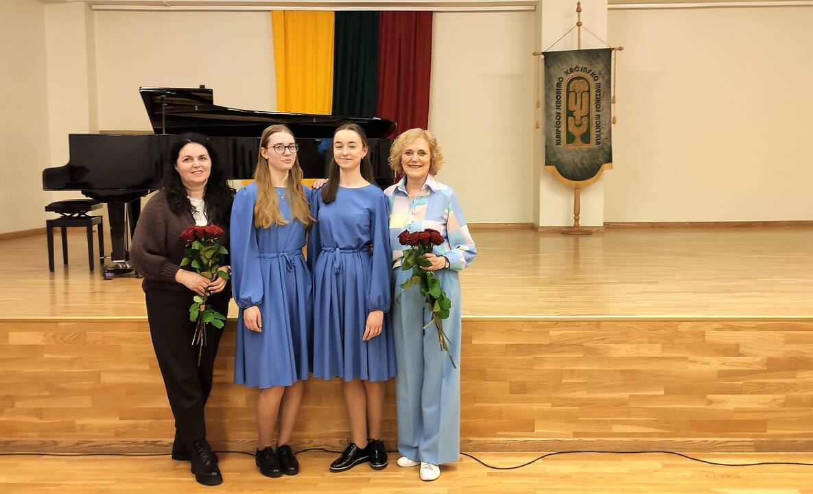 Renginys: iškart po pavasario atostogų J. Kačinsko muzikos mokykla darbus pradėjo gražia švente.