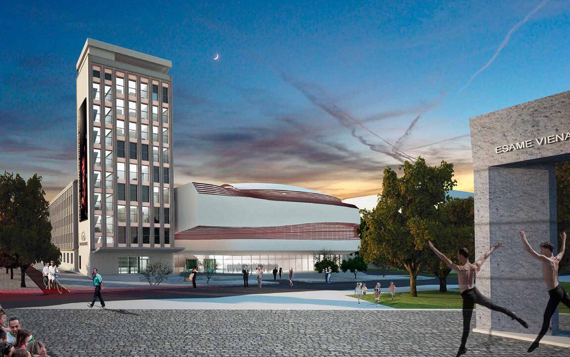 Pokyčiai: rekonstruoto Muzikinio teatro vizualizacija jau tapo realybe.