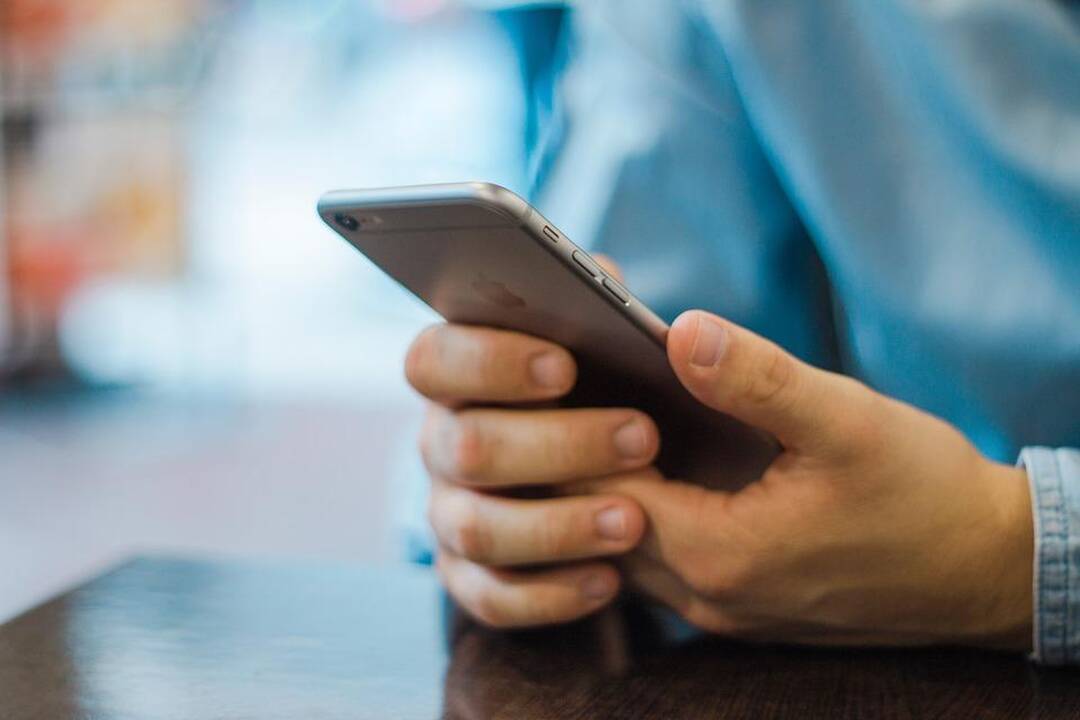 Sutriko mobiliojo parašo veikla