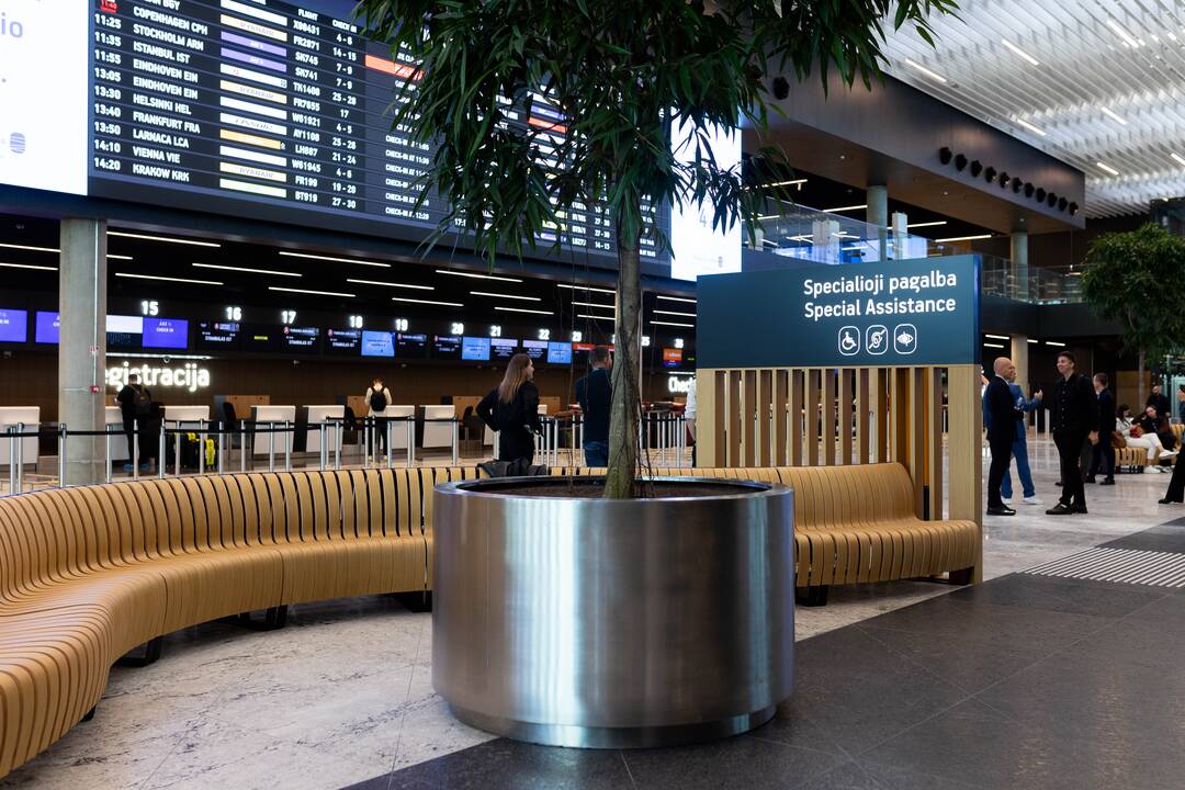 Naujo Vilniaus oro uosto išvykimo terminalo pristatymas