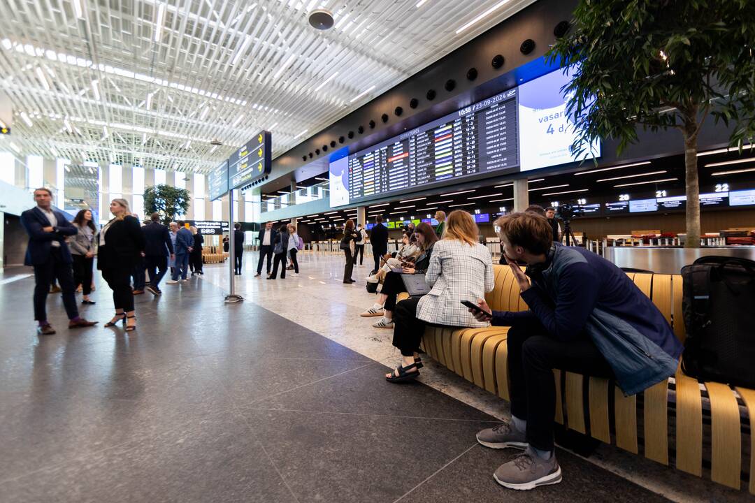 Naujo Vilniaus oro uosto išvykimo terminalo pristatymas