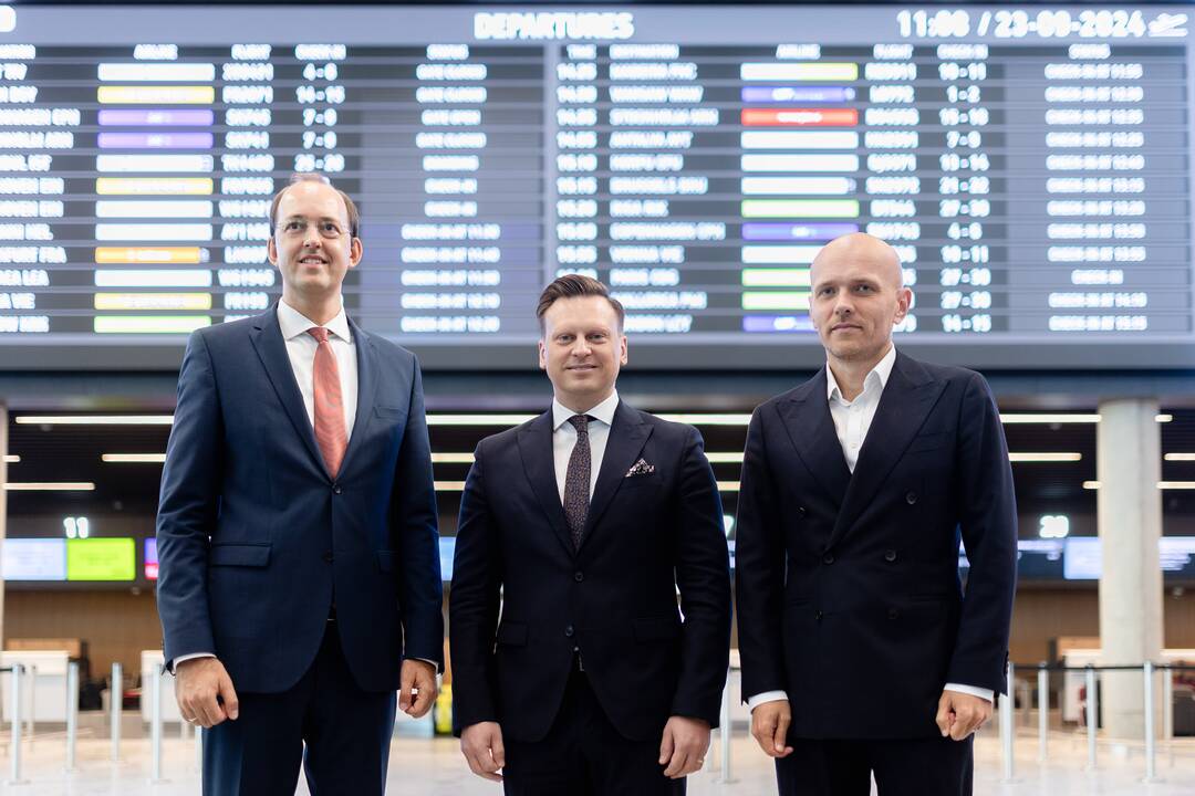 Naujo Vilniaus oro uosto išvykimo terminalo pristatymas