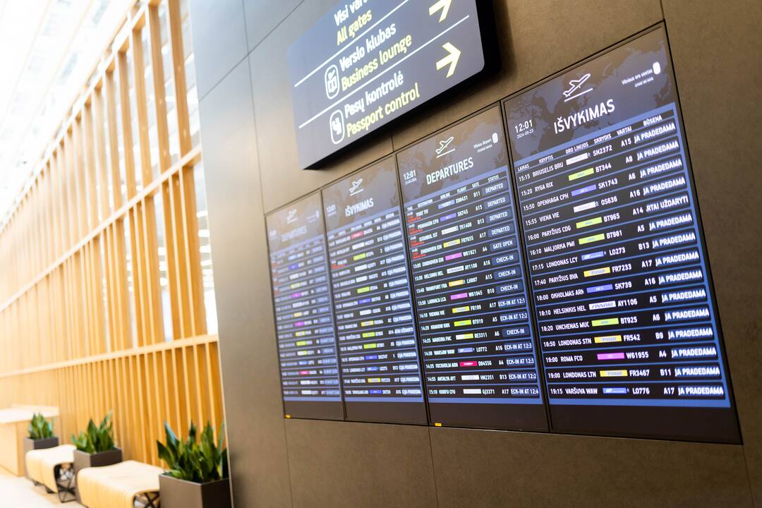 Naujo Vilniaus oro uosto išvykimo terminalo pristatymas