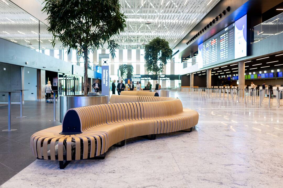 Naujo Vilniaus oro uosto išvykimo terminalo pristatymas