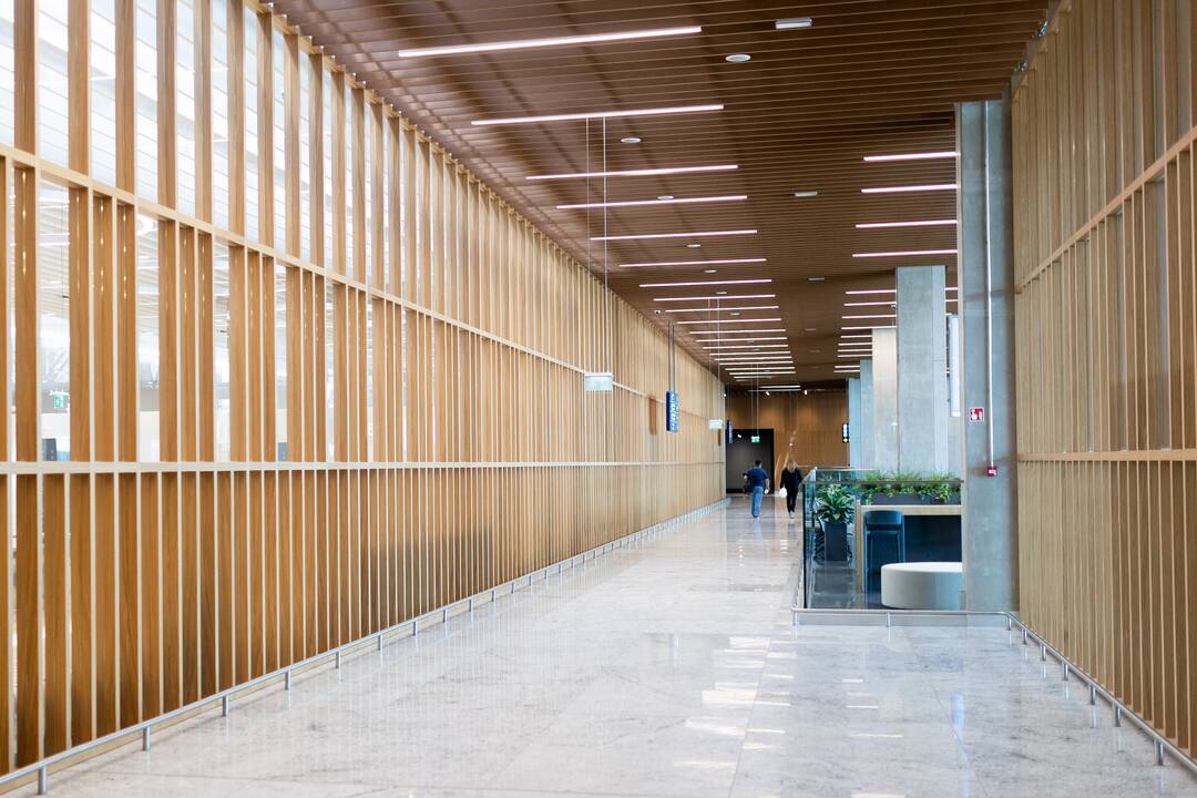 Naujo Vilniaus oro uosto išvykimo terminalo pristatymas
