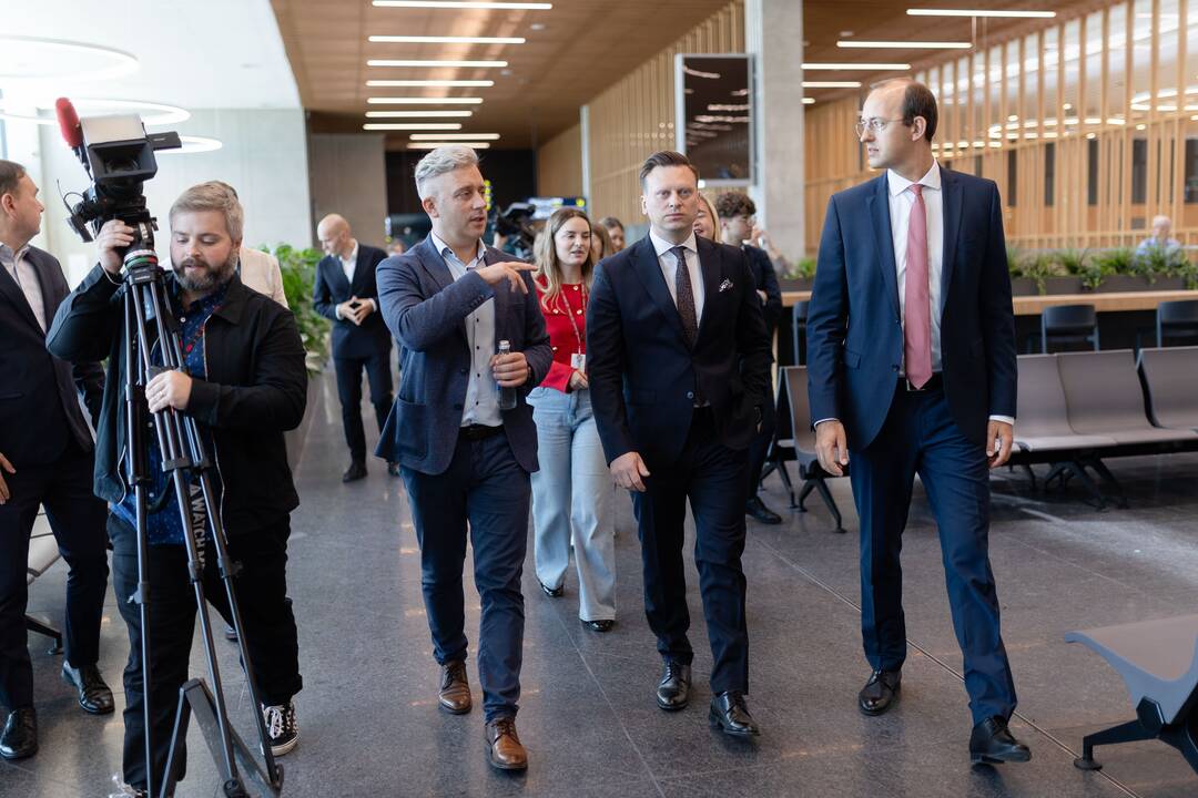 Naujo Vilniaus oro uosto išvykimo terminalo pristatymas