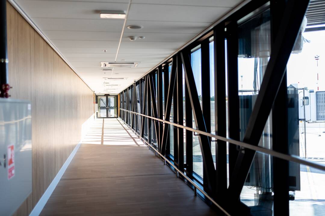 Naujo Vilniaus oro uosto išvykimo terminalo pristatymas
