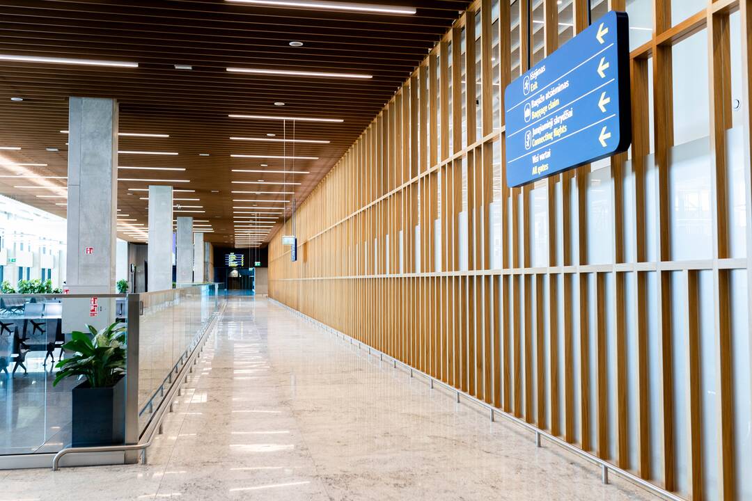 Naujo Vilniaus oro uosto išvykimo terminalo pristatymas