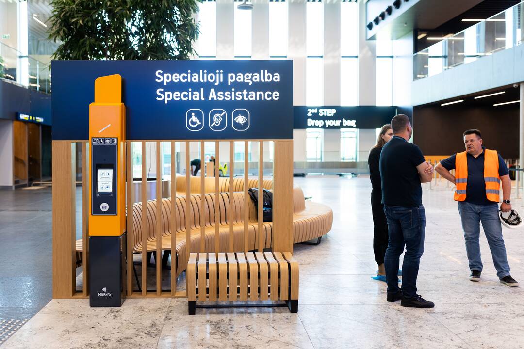 Naujo Vilniaus oro uosto išvykimo terminalo pristatymas