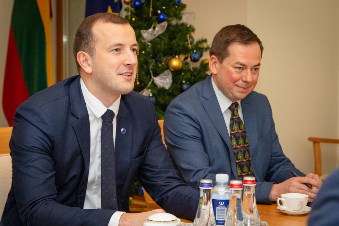 Saulius Skvernelis ir Virginijus Sinkevičius
