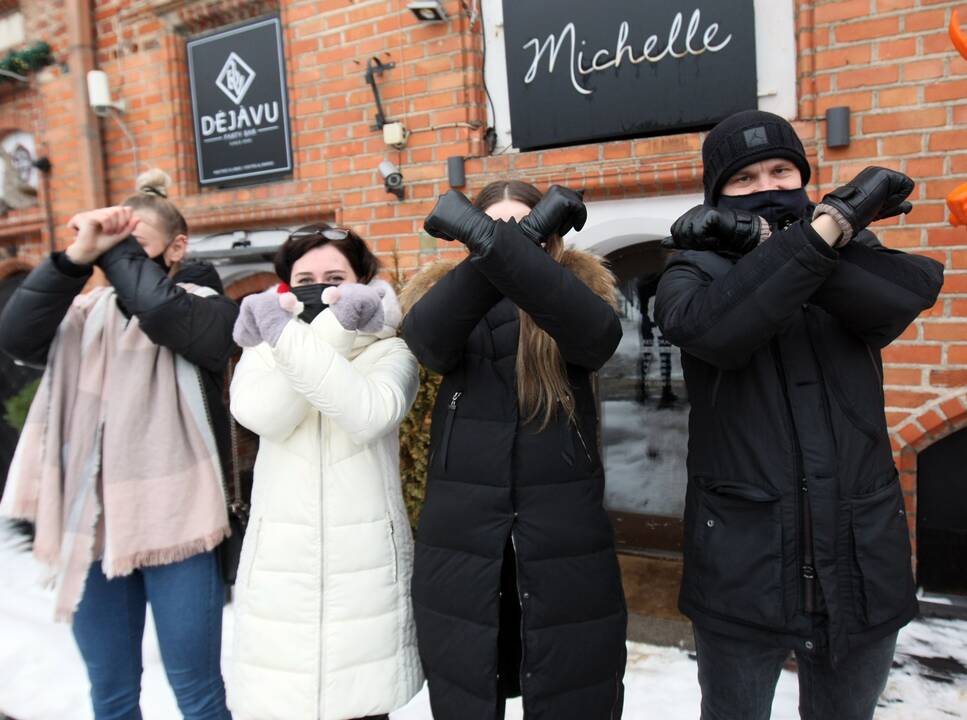 Kauno barai ir kavinės prisijungė prie protesto akcijos