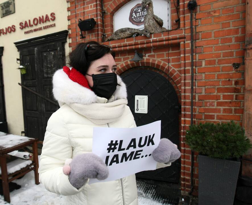 Kauno barai ir kavinės prisijungė prie protesto akcijos