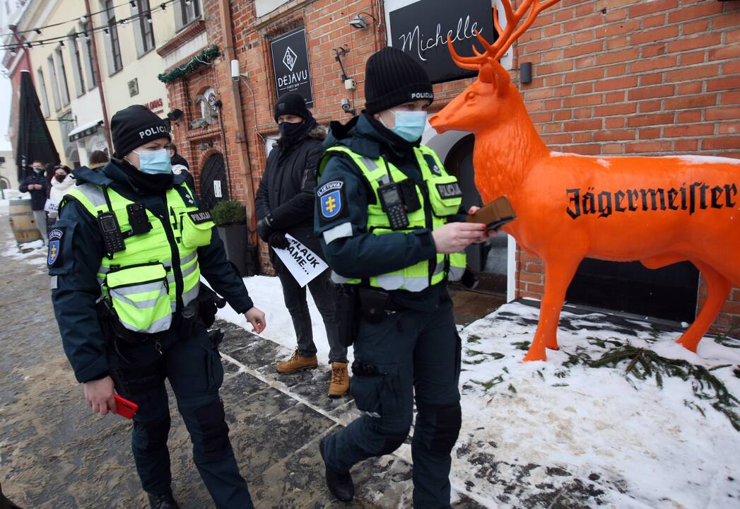 Kauno barai ir kavinės prisijungė prie protesto akcijos