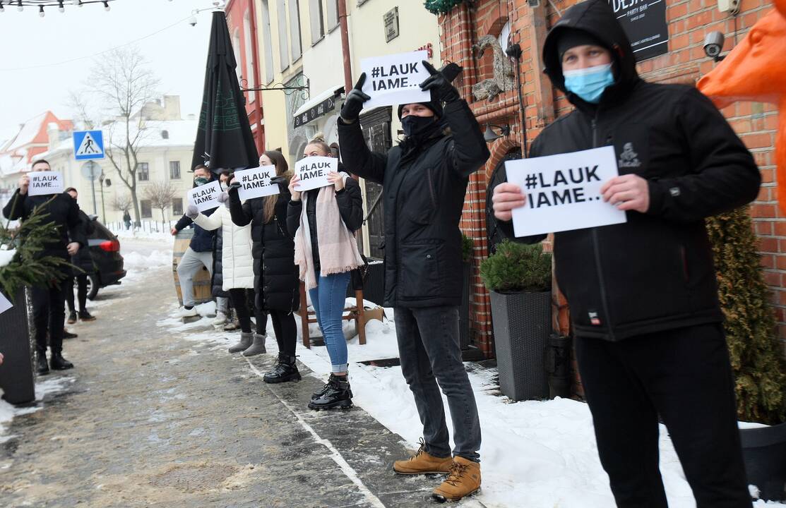 Kauno barai ir kavinės prisijungė prie protesto akcijos